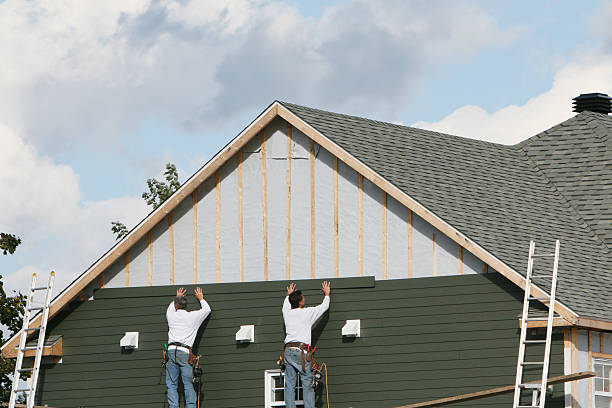 Professional Emergency Siding Repair technician working in Walnut Cove, NC
